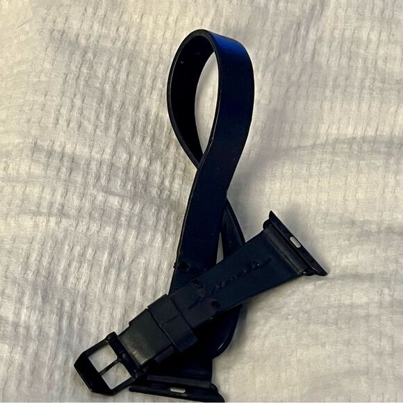 Apple Watch Band Leather Double Wrap Band for 38mm Series 1 2 3 NEW NO BOX - Picture 7 of 10